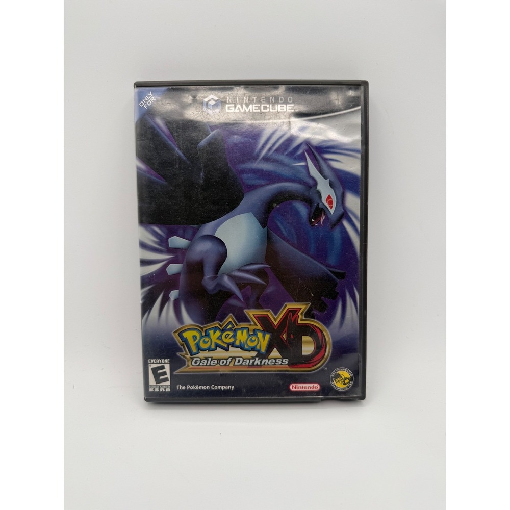 Nintendo Pokemon XD Gale of Darkness GameCube Purple CIB with Poster